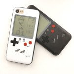 Wholesale iPhone 8 Plus / 7 Plus Retro Tetris Classic Gaming Console Handheld Game Player Case (Black)